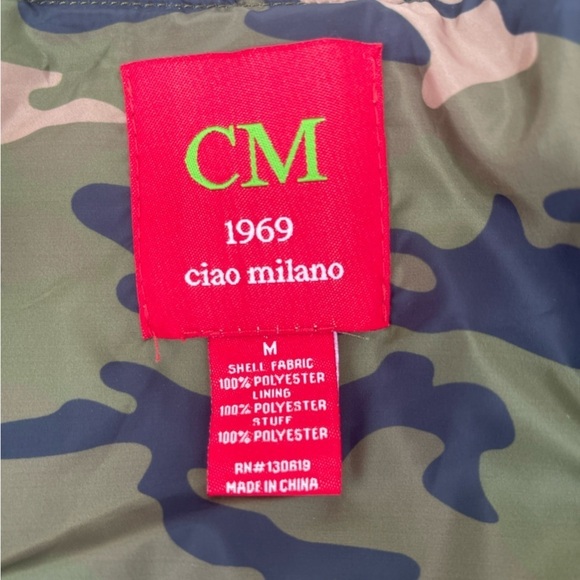 Ciao Milano Lara Embellished 2-1 Twill Puffer Jacket Size Medium - Picture 11 of 13